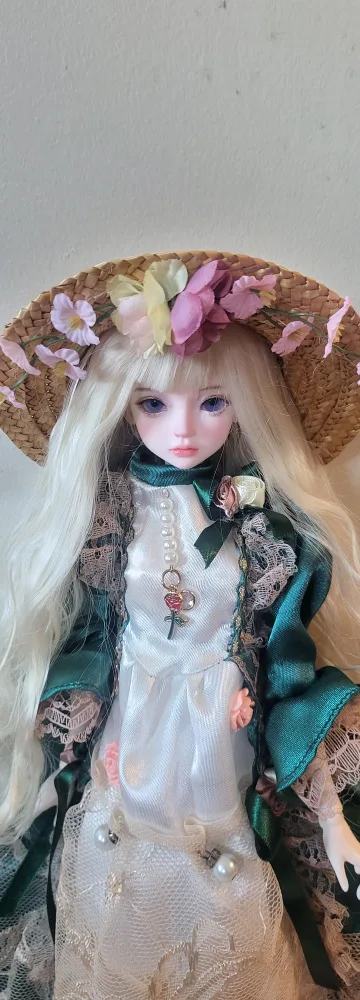 1/4 bjd doll dress - muxi body - gown and inner pants thumbnail