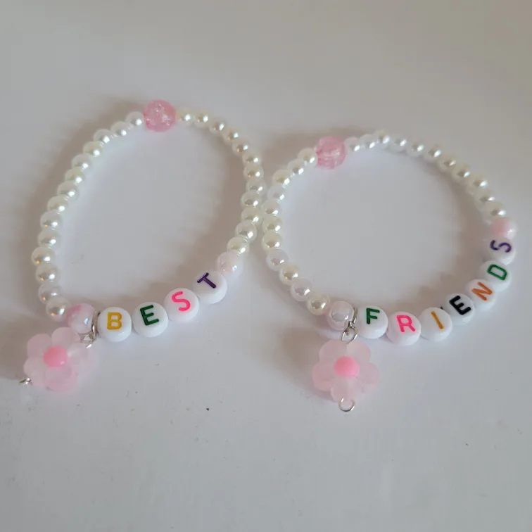 Best Friends Pearl Beaded Bracelets thumbnail