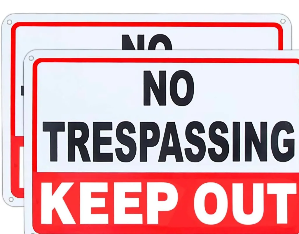 No Trespassing Sign image indicator(4)
