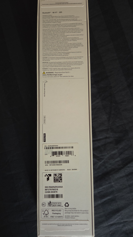 New Samsung Galaxy Watch 6 44mm Black brand new - photo 2
