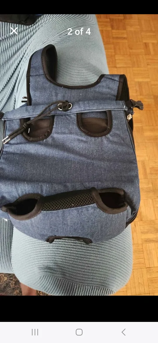 Blue Pet Carrier Backpack thumbnail