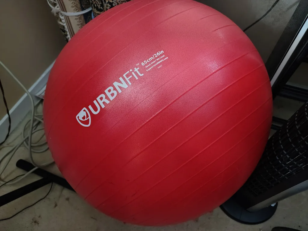 URBNFit Exercise Ball - 65cm / 26in - Red thumbnail