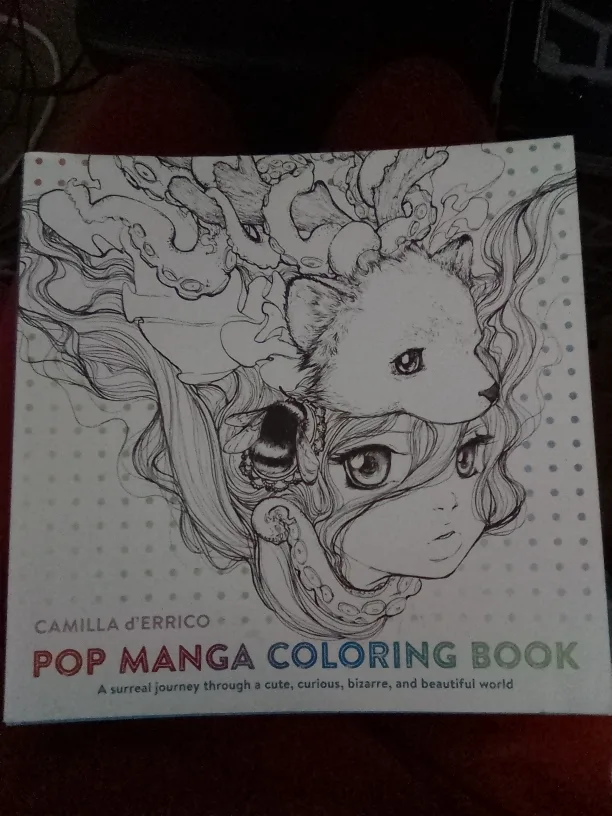 Camilla d'Errico Pop Manga Coloring Book thumbnail