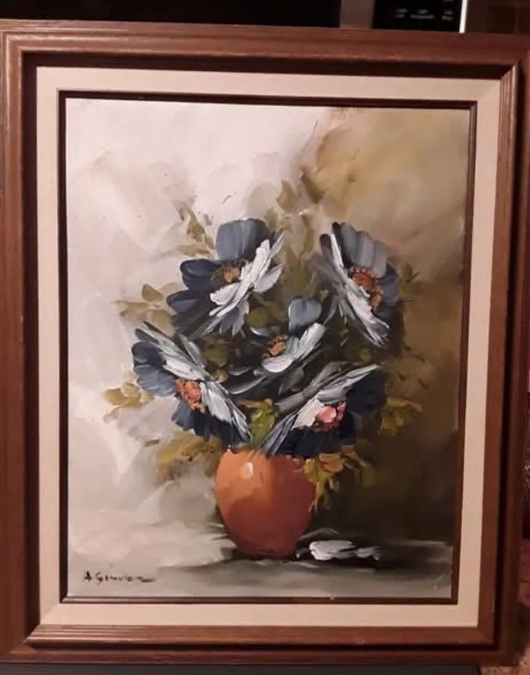 Original A. SILVER  Signed Painting on Canvas image indicator(4)