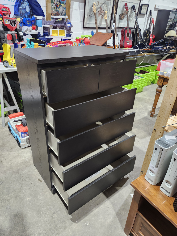 Dark Brown 6-Drawer Dresser - Ikea - photo 5