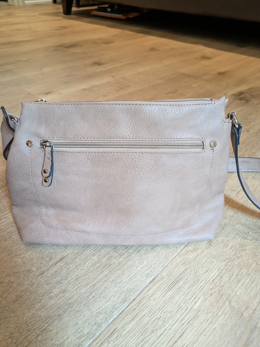 Ladies' Crossbody Purse - Taupe thumbnail