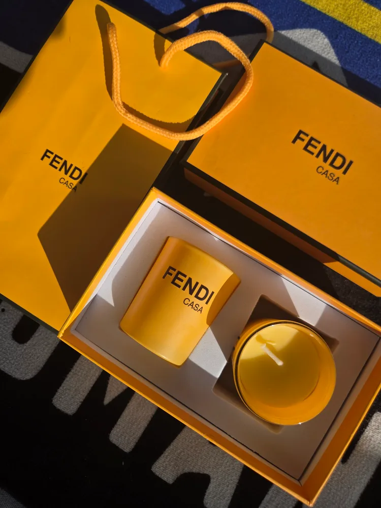 Fendi Casa Scented Candle Set - Yellow thumbnail