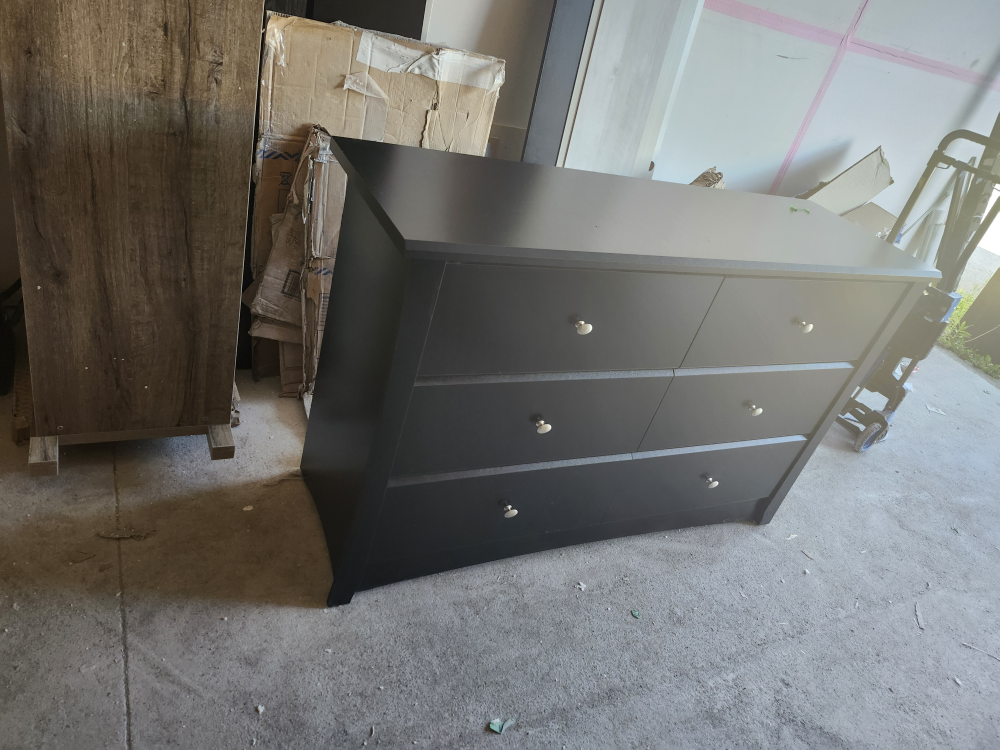 🇨🇦wayfair Black 6-Drawer Dresser
