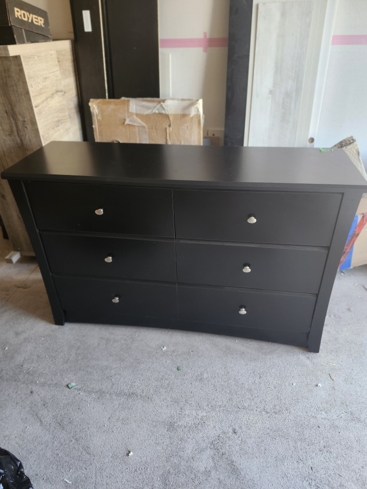 🇨🇦wayfair Black 6-Drawer Dresser - photo 3