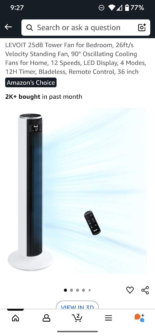 Levoit 36" Tower Fan