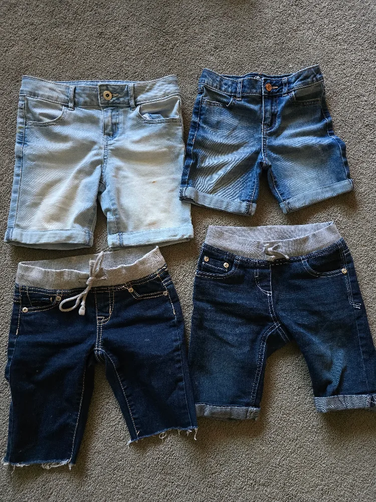 Girls' Denim Shorts Bundle - Sizes 5-8 thumbnail