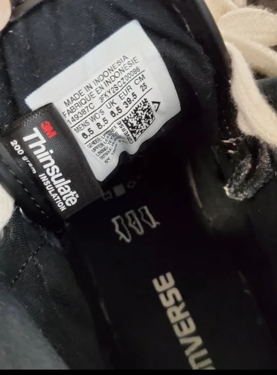 Converse All Star High Top Leather Thinsulate Boots - Size 8.5 W image indicator(5)