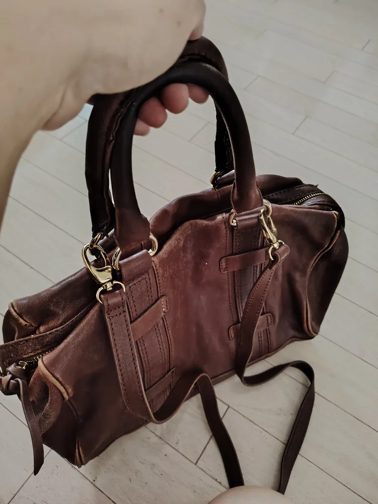 Brown Leather Shoulder Bag thumbnail