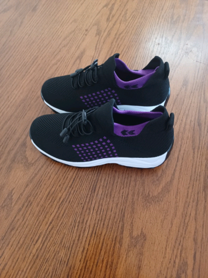 Cloud Comfort Black & Purple Sneakers - photo 2