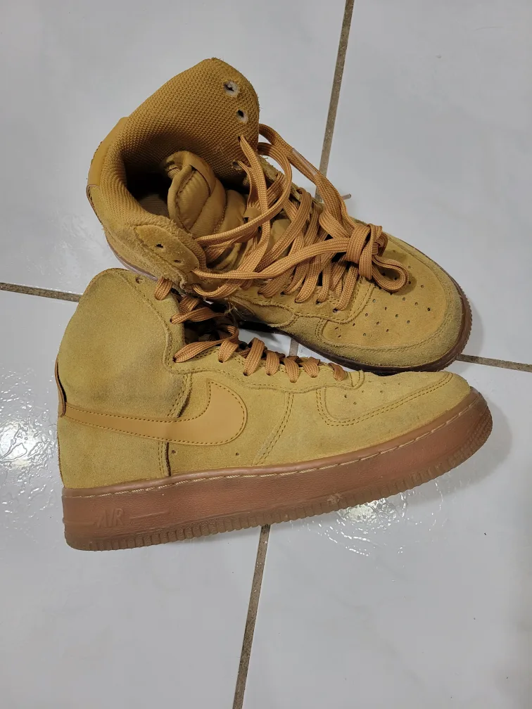 Youth Air Force 1 - honey brown (size 5.5Y) thumbnail
