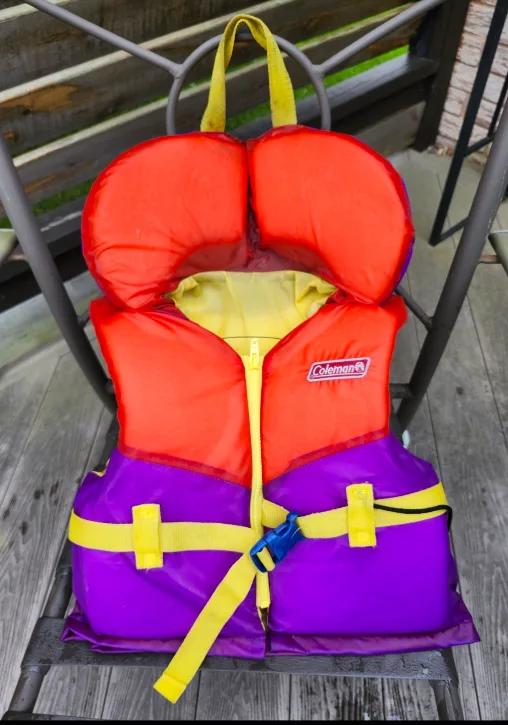Coleman PFD personal floatation device / life jacket thumbnail