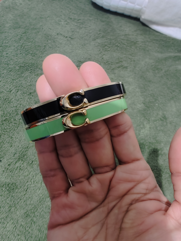 Coach New York Bangle Bracelets - Set of 2