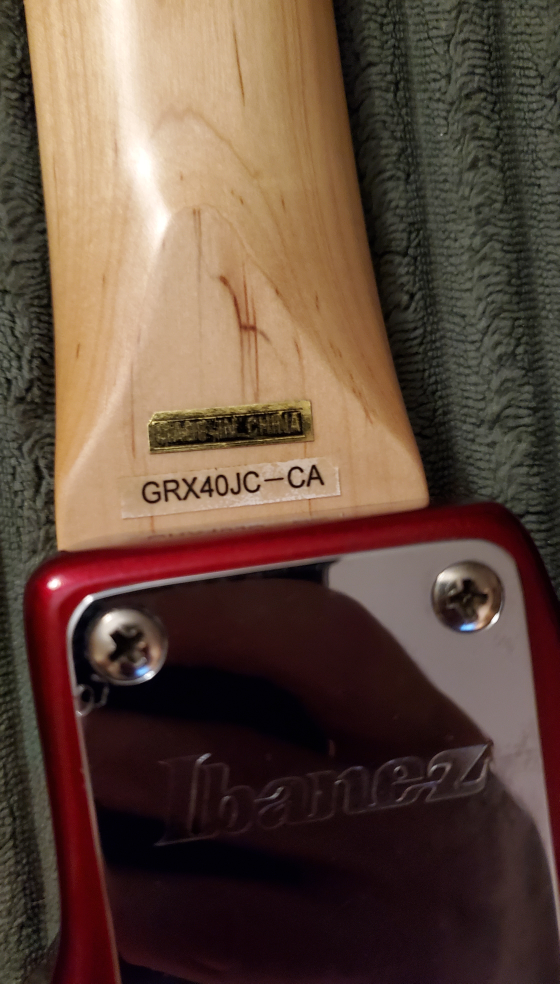 Ibanez Gio GRX40JC-CA Electric Guitar – Candy Apple Red - photo 5