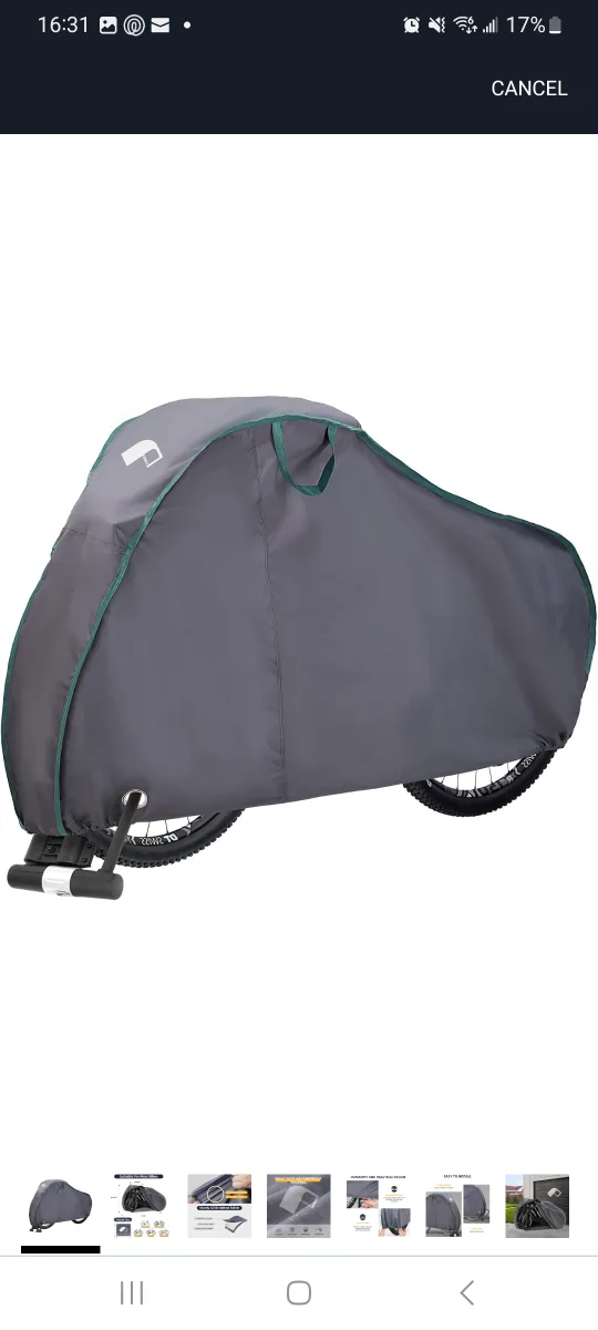 Palon Bicycle Cover - 82" x 44" x 46" thumbnail