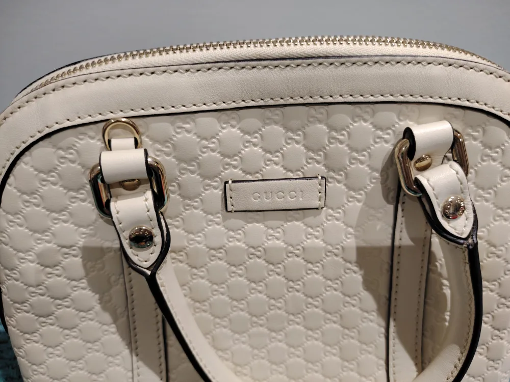 Gucci Micro Guccissima Dome Bag - Off White thumbnail