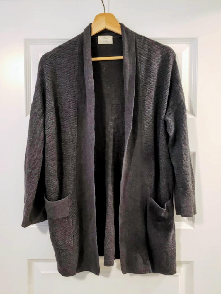 ARITZIA Wilfred Grey Cardigan - photo 2