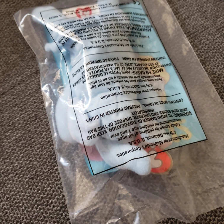 McDonald's TY Beanie Baby Peanut Elephant Toy - photo 2