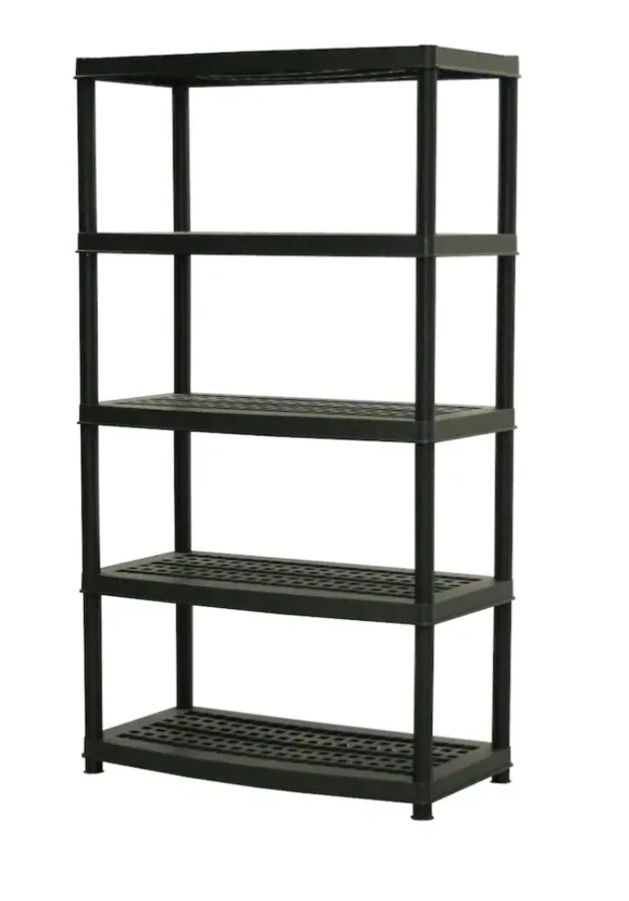 5-Tier Plastic Shelving Unit - 72" x 36" thumbnail