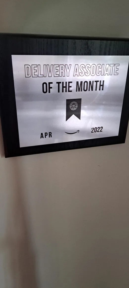 Delivery Associate of the Month Plaque thumbnail