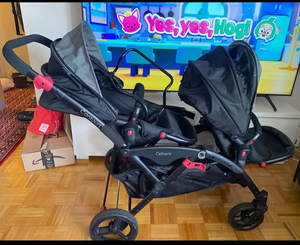 Contours Options Double Stroller - Black image indicator(5)
