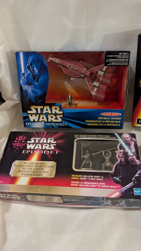 Star Wars 1998 x5 Darth Maul spin pop Cruiser Card game Puzzle image indicator(2)