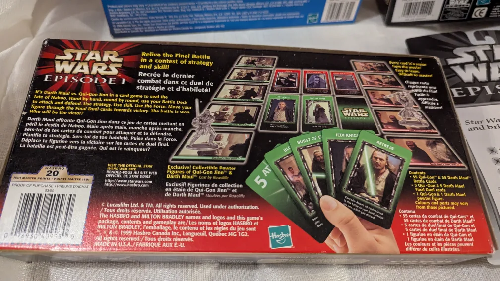 Star Wars 1998 x5 Darth Maul spin pop Cruiser Card game Puzzle image indicator(6)