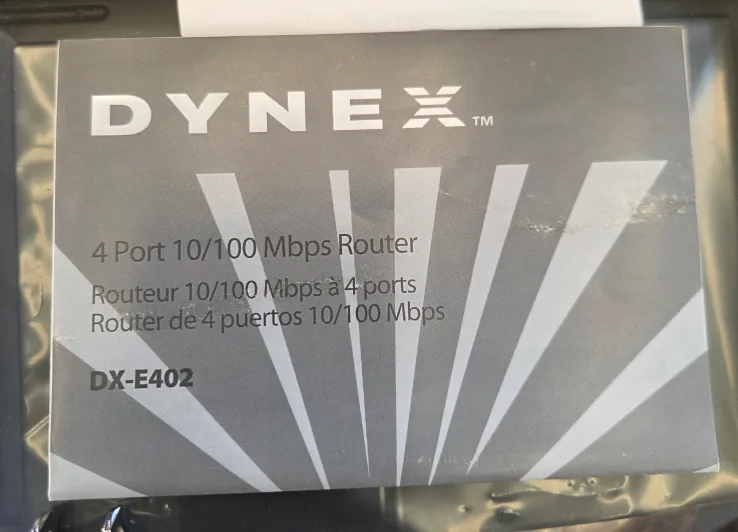 Dynex DX-E402 4 Port 10/100 Mbps Router image indicator(2)