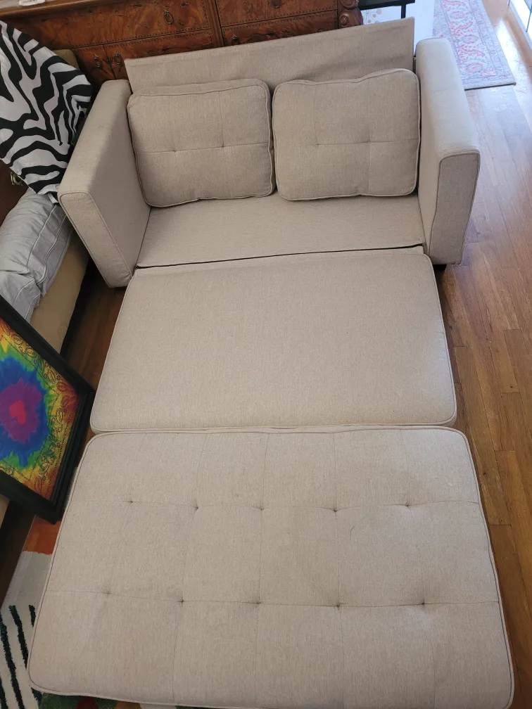 Beige Sleeper Sofa image indicator(4)