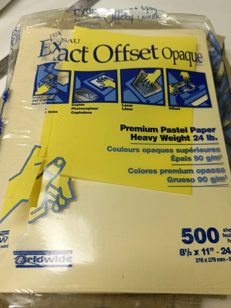 Premium Heavyweight Pastel Paper, almost a full pack thumbnail