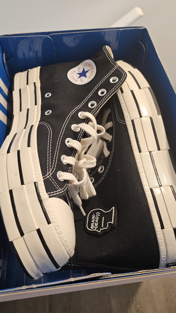 Converse x Brain Dead Chuck 70 High Top Black - photo 2