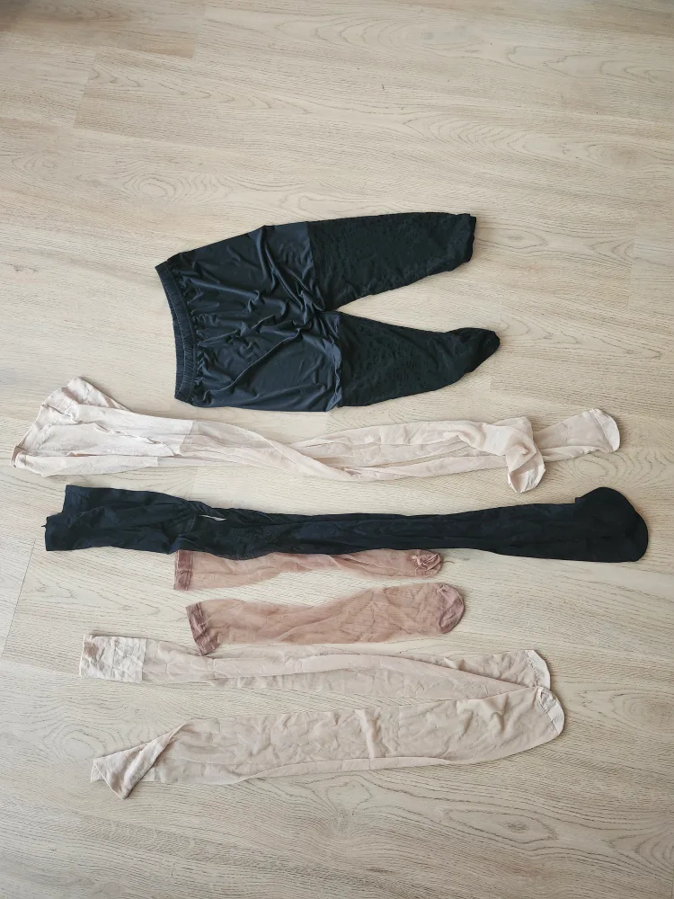 Assorted Stockings & Tights + cloth  basket thumbnail
