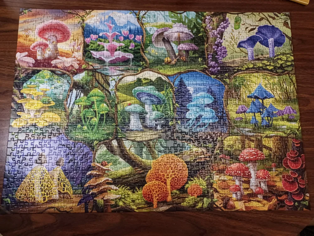 Magical Mushrooms Ravensburger Puzzle image indicator(2)