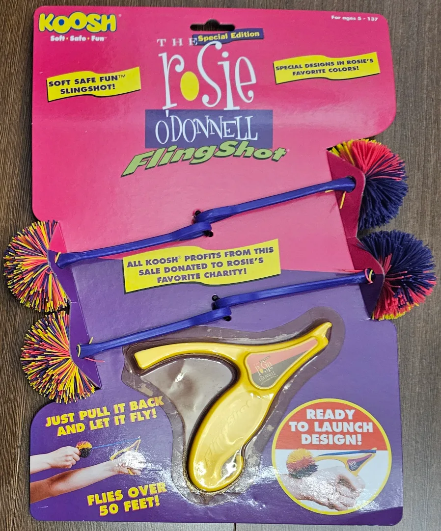 Rosie O'Donnell Koosh Flingshot Special Edition MINT CONDITION thumbnail