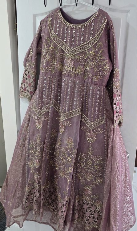 Embroidered Formal Dress - photo 3