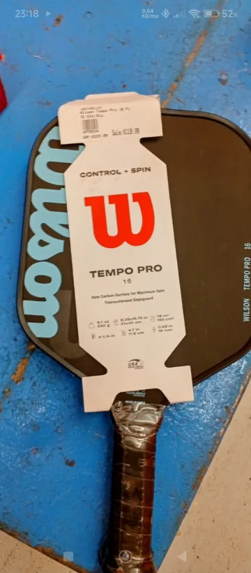 Wilson Tempo Pro 16 Pickleball Paddle - New thumbnail