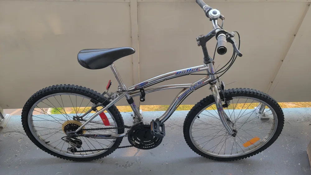 Supercycle Bullet Chrome 24" Mountain Cruiser Bicycle – 18-Speed image indicator(2)