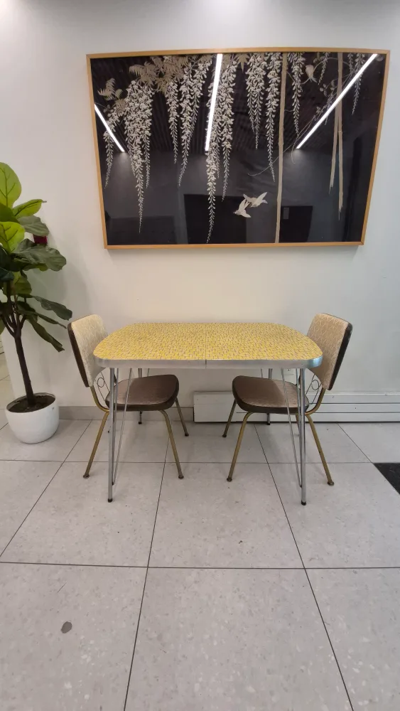 MCM (1950s) Atomic Extendable Dinette Table (Delivery Available) thumbnail
