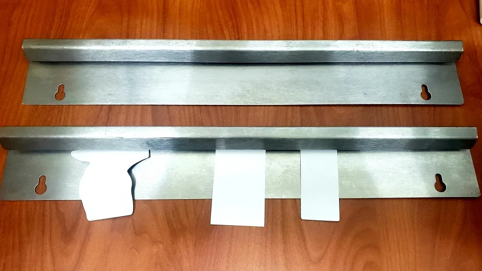 Stainless Steel Wall Mounted Ticket Rack 18" thumbnail