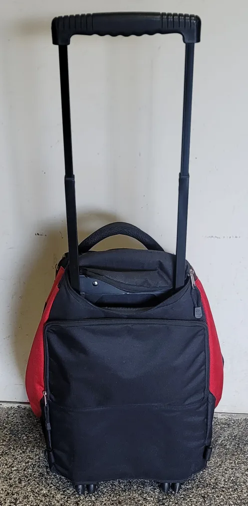 Rolling Backpack - Red & Black image indicator(2)