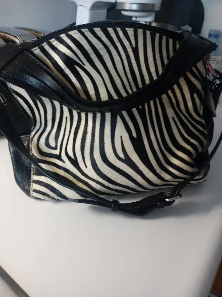 Zebra Print Shoulder Bag thumbnail