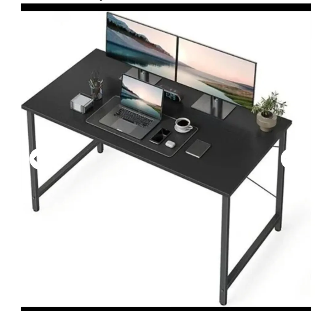 New CubiCubi Computer Desk in black finish thumbnail