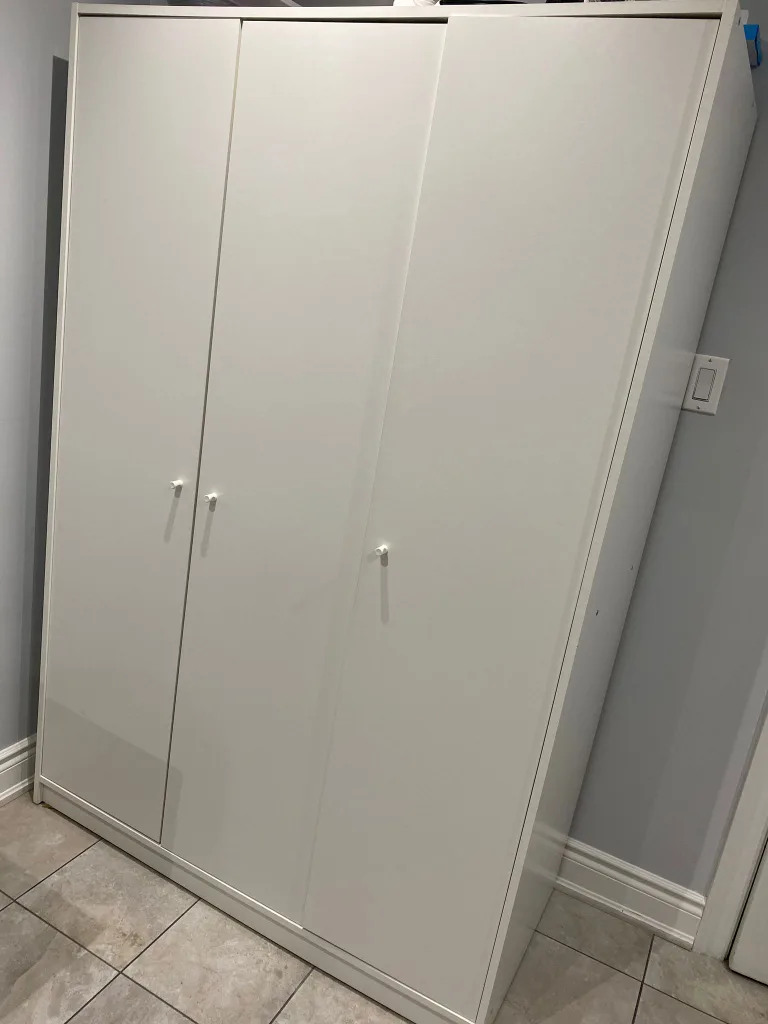 IKEA PAX Wardrobe - White, 117x176 cm thumbnail