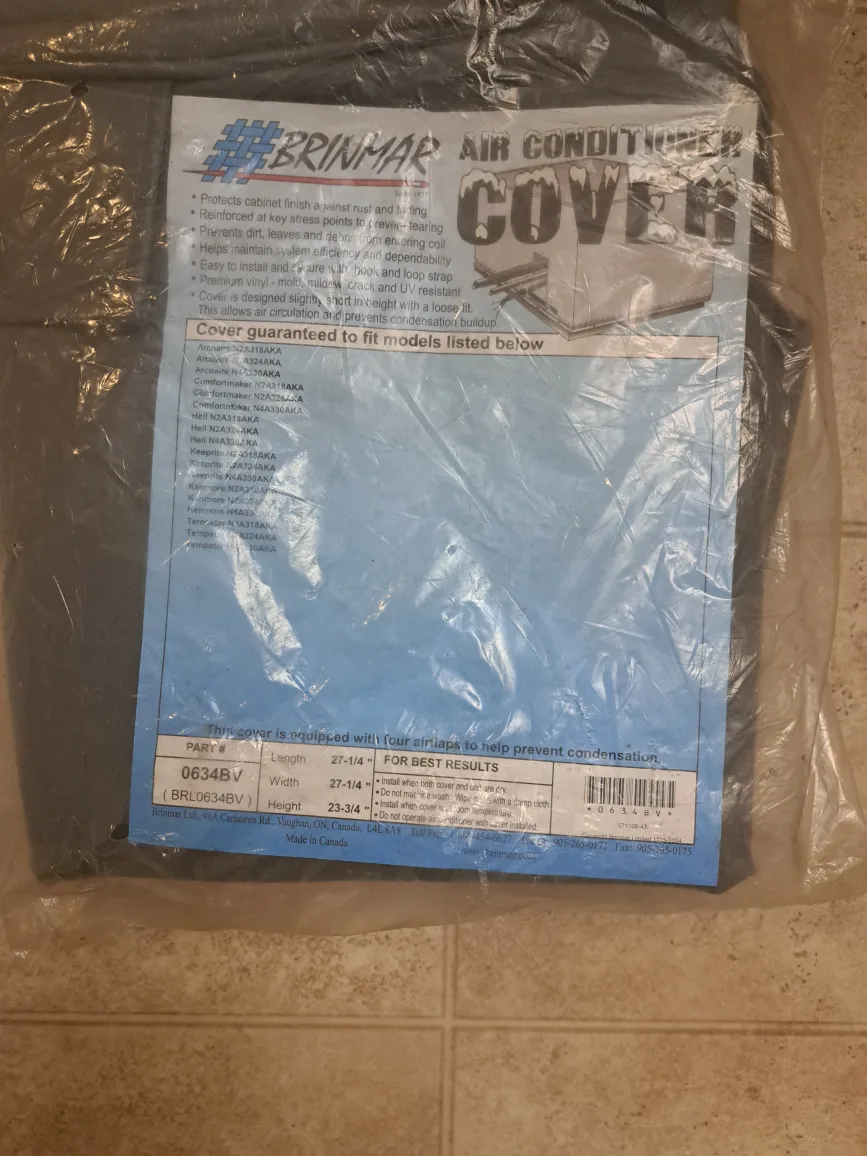 Brinmar Air Conditioner Cover 0634BV (27-1/4 x 27-1/4 x 23-3/4) thumbnail