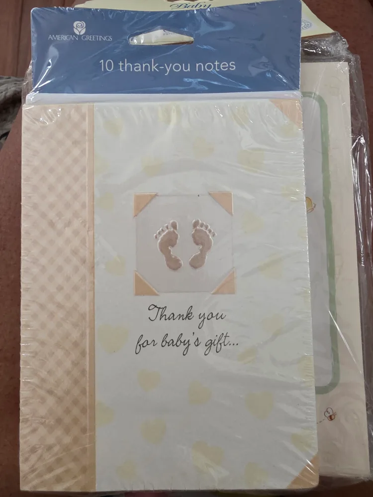 New American Greetings Baby Thank You Notes - 10 Pack thumbnail