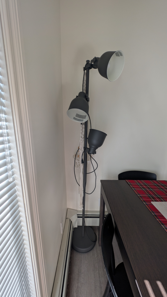IKEA NYMÅNE Floor Lamp - Black, Adjustable - photo 2